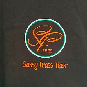 Sassy Frass L\S brown 'FALL' T-shirt SMALL